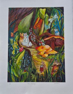 'Forest Wedding ' - Fine Art Prints by Ros Mathews | Featured on The East Coast Arts Trail®