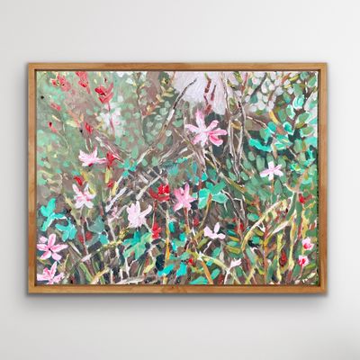 Ink and acrylic on canvas by Carla van Laar, VIC - East Gippsland | Displayed on The East Coast Arts Trail™