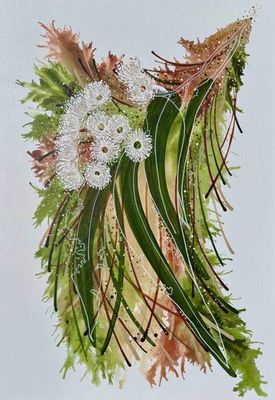 Painting - Acrylic artwork 'Grey Ironbark' by Milbi Designs | The East Coast Arts Trail®