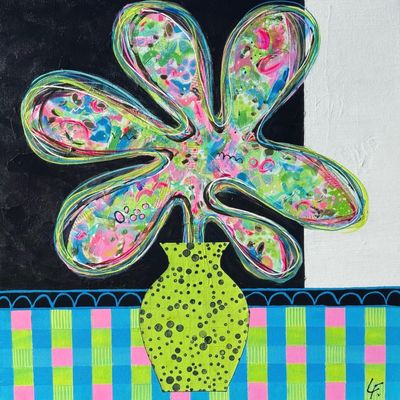 Original Acrylic, mixed media and collage by Lindy Farley from NSW - Riverina | The East Coast Arts Trail®