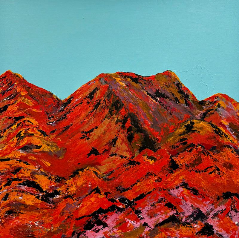 Painting artwork 'Outback Hues' by Joe Gitany Art | The East Coast Arts Trail™