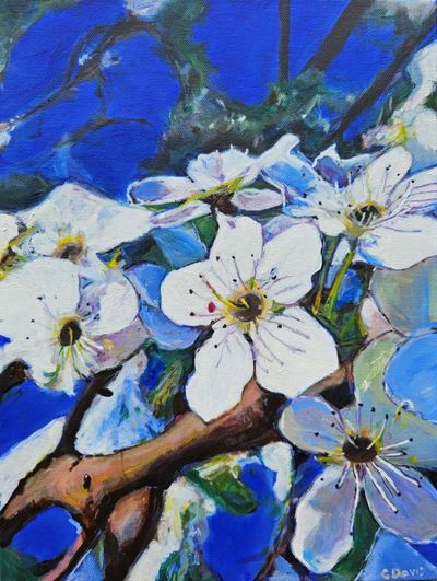 'Bloom' - Painting by ChristineDavisArt | Featured on The East Coast Arts Trail®