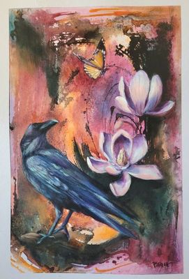 Acrylic and oil on 350gsm Paper by Philippa Gillett, WA - Wheatbelt | Displayed on The East Coast Arts Trail®