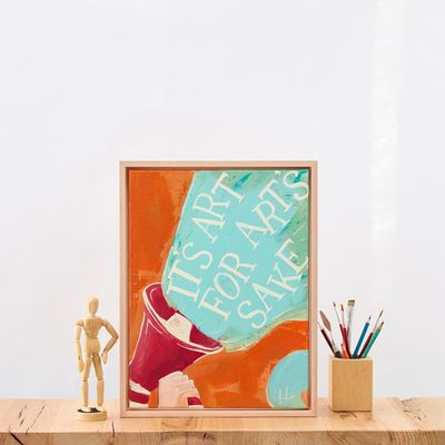 Acrylic on canvas Framed by Francesca Laude, VIC - Mornington Peninsula | Displayed on The East Coast Arts Trail®