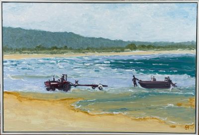 oil on cradled Aluminium panel, Framed by Geoff Hargraves, NSW - Sydney | Displayed on The East Coast Arts Trail®