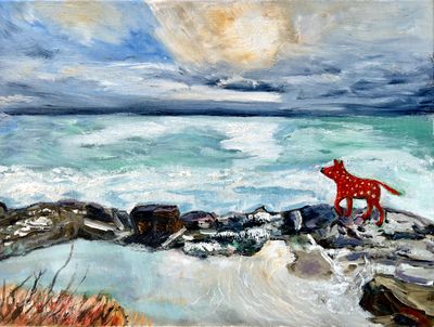 'Wind on the Water' - Painting by Susannah Paterson | Featured on The East Coast Arts Trail®