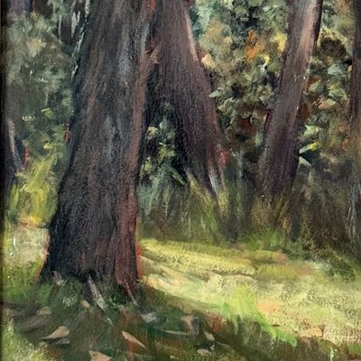 'Chasing the light' - Painting by Leigh Rust | Featured on The East Coast Arts Trail®