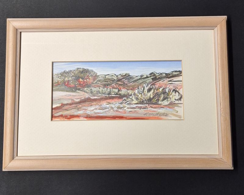 'Left of the Roaster - Kalgoorlie ' - Painting by Ros Mathews | Featured on The East Coast Arts Trail®