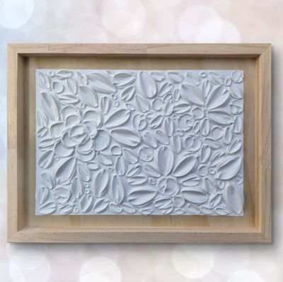 Painting - Abstract artwork 'Quiet Bloom' by Nadia Dong Creative | The East Coast Arts Trail®