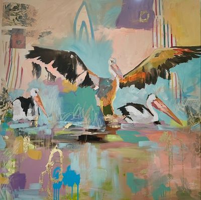 'Time Spent with You ' - Painting by Natasha Charlotte | Featured on The East Coast Arts Trail®
