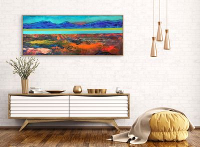 'Landscape Odyssey #2' - Painting - Abstract by Ian Burgess Art | Featured on The East Coast Arts Trail®