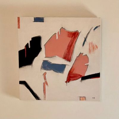'ECHOES IN OCHRE' - Painting by Helen W. Broad | Featured on The East Coast Arts Trail®