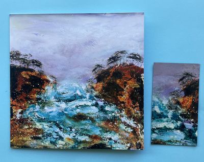 Greeting Cards artwork 'Changing Tide ' by Art by Allie | The East Coast Arts Trail®