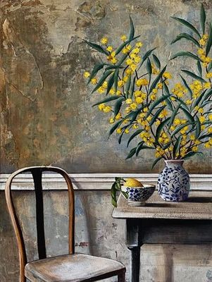 Painting artwork 'Wattle It Be ' by bonnielarden | The East Coast Arts Trail™