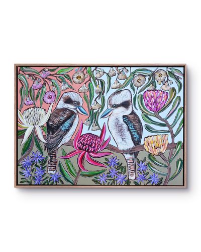 Painting - Acrylic artwork ''The Quiet Perch'' by ren_the_artist | The East Coast Arts Trail®