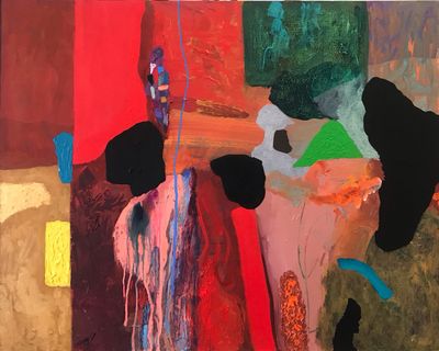 Painting - Abstract artwork 'Chromatic Fragmentations ' by Ian Burgess Art | The East Coast Arts Trail®