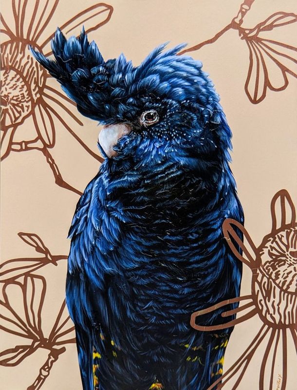 'Mr Regal' - Painting by Rachel South  | Featured on The East Coast Arts Trail™