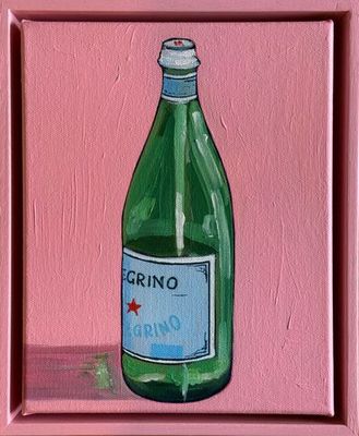 'Pink san Pell' - Painting - Still Life by Daniella D’Cruz | Featured on The East Coast Arts Trail®