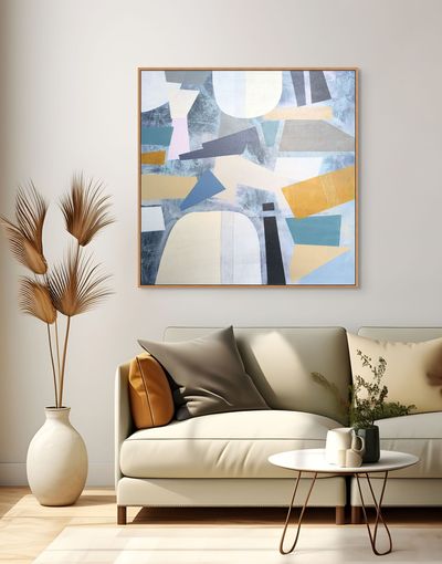 Acrylic on canvas, framed in natural Tasmanian Oak. Ready to hang. by Steeveetee, VIC - Geelong | Displayed on The East Coast