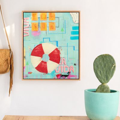 Painting artwork 'Viva La Vida' by Francesca Laude | The East Coast Arts Trail®