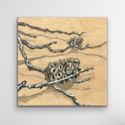 Original Ink and acrylic paint on timber board, mounted on pine relief frame by Carla van Laar from VIC - East Gippsland | Th