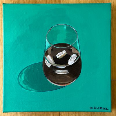 Painting artwork 'Rum and coke over ice' by Daniella D’Cruz | The East Coast Arts Trail®