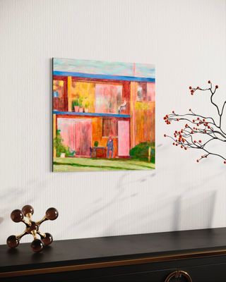 Original Acrylic on cradled wood panel by Karen McPhail-Bell, PhD from QLD - Gold Coast | The East Coast Arts Trail®