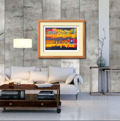 Original Acrylic on Paper by Steve Quilty Art from Berowra, NSW | The East Coast Arts Trail®