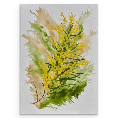 Painting artwork 'Fringed Wattle' by Milbi Designs | The East Coast Arts Trail®