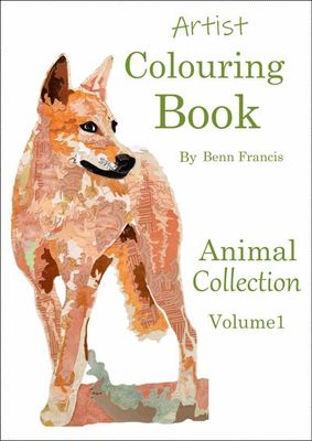 Art Therapy artwork 'Artist colouring book' by Benn Francis | The East Coast Arts Trail®