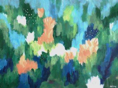 Painting artwork 'Spring Rain' by Kate Hessling | The East Coast Arts Trail™