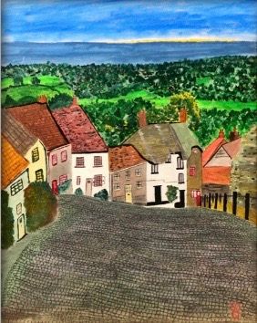 Fine Art Prints artwork 'Haworth West Yorkshire' by Steve Quilty Art | The East Coast Arts Trail®