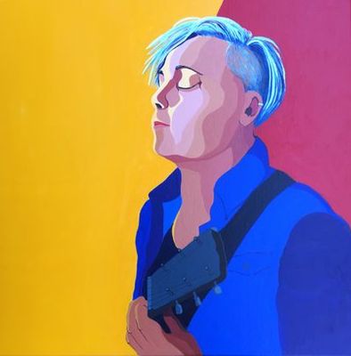Painting artwork 'Anna Scionti' by Marian Quigley | The East Coast Arts Trail®