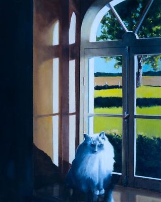 'Volnay Evening' - Painting - Acrylic by baileycreative | Featured on The East Coast Arts Trail®