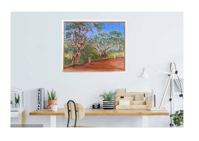 'RED GUM' - Painting by Chris Holland | Featured on The East Coast Arts Trail®