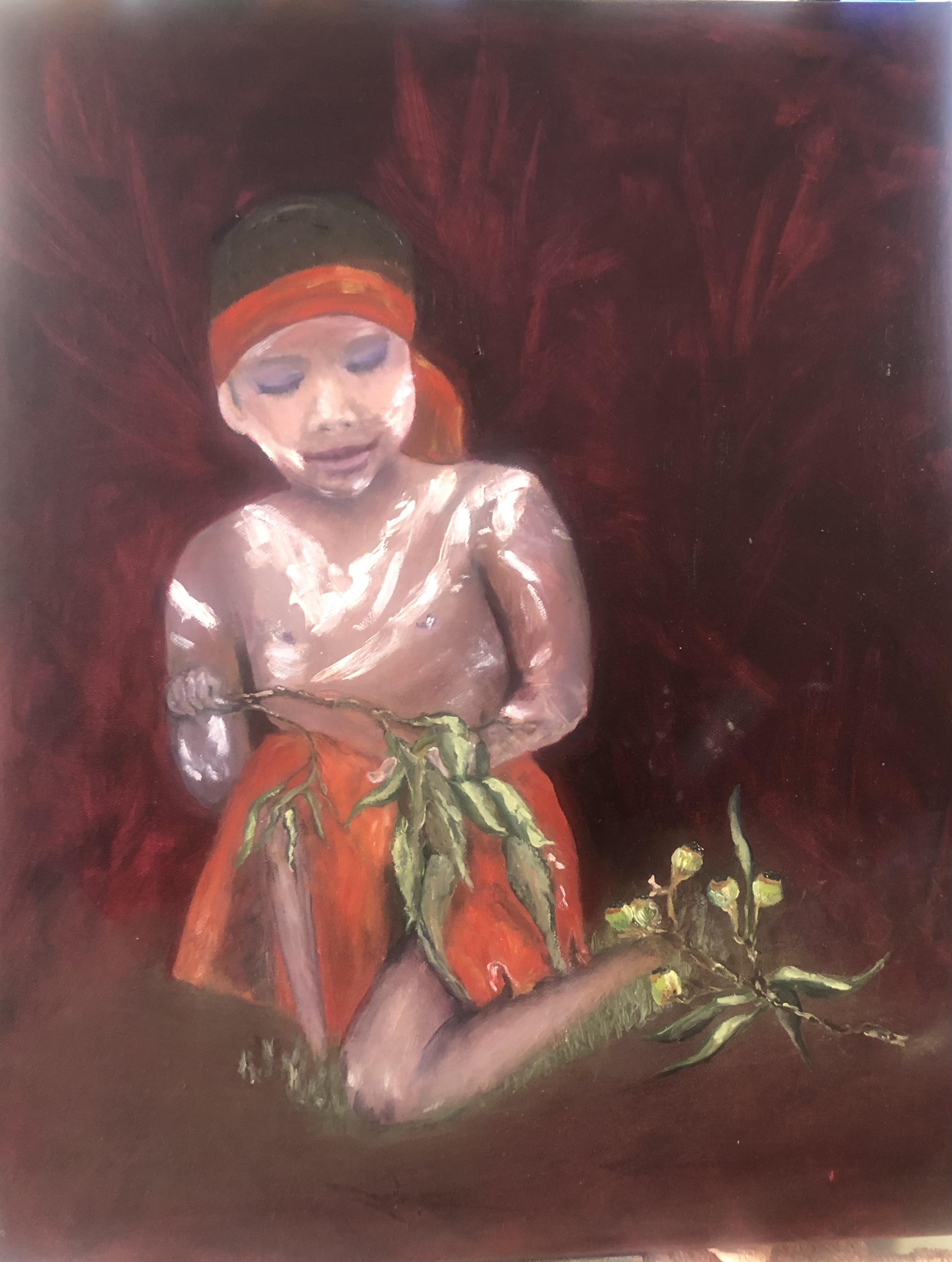 Original 0IL 0N DEEP SIDED CANVAS by Jacqui Cousins from QLD - Toowoomba | The East Coast Arts Trail®