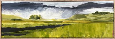 Painting - Landscape artwork 'Cool beginnings' by Jennifer Baxter | The East Coast Arts Trail®