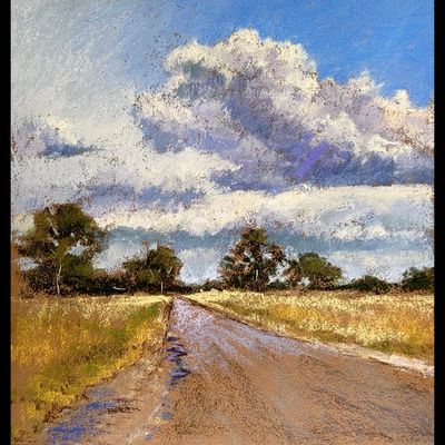 'Patemans Lane, Murrumbateman, NSW' - Painting - Landscape by AmandaMcLeanFineArt | Featured on The East Coast Arts Trail®