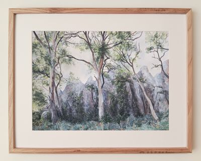 Watercolour on Saunders Waterford 300gsm CP Paper by Anne Kucera, VIC - Melbourne | Displayed on The East Coast Arts Trail®
