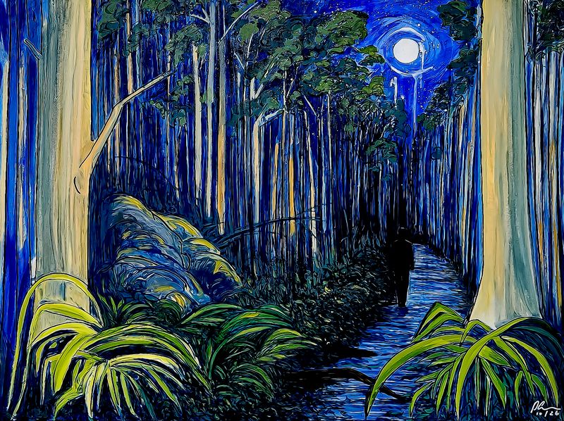 Oil on canvas by Paul Crowe, QLD - Brisbane · QLD - Gold Coast | Displayed on The East Coast Arts Trail®