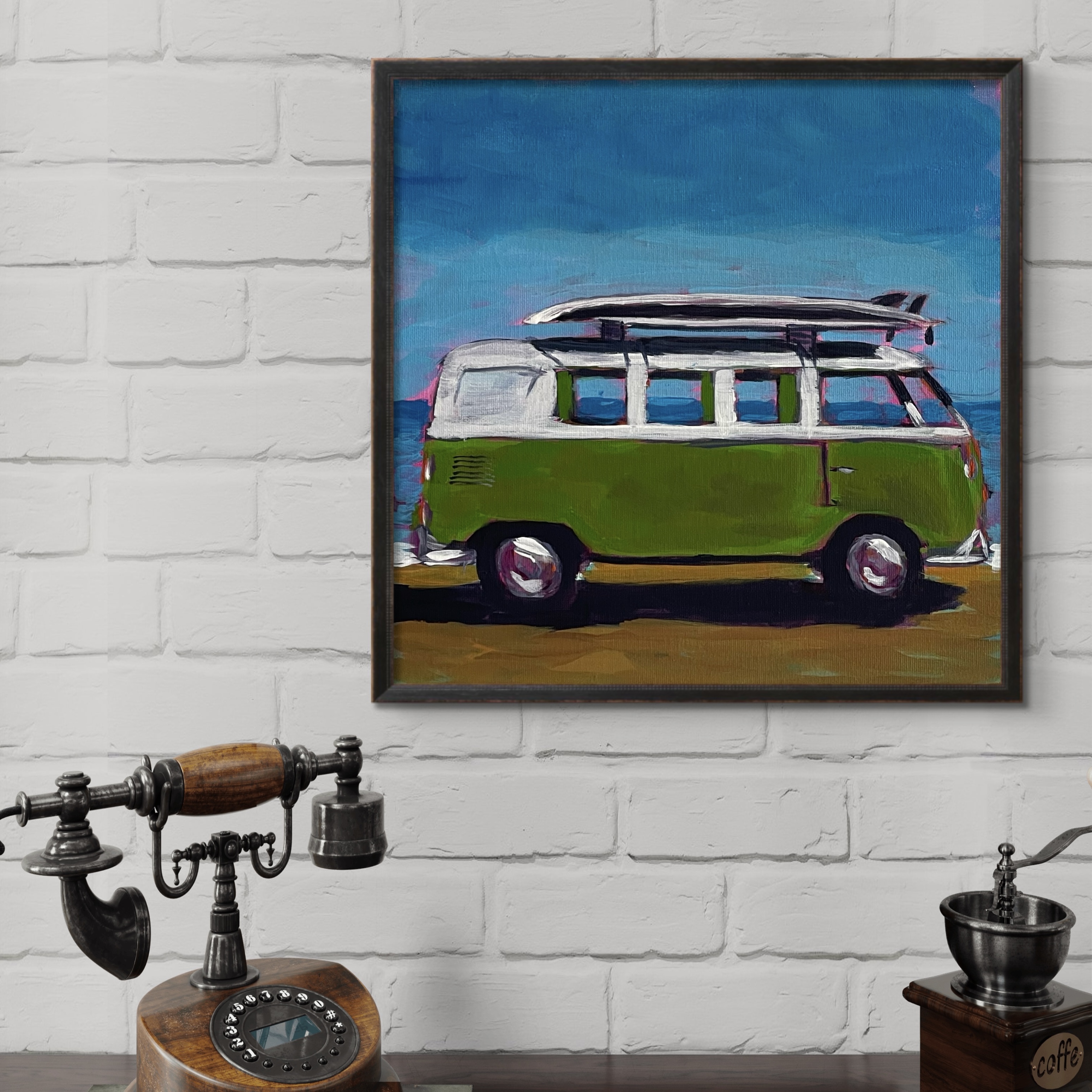 Painting artwork 'After the Waves' by Marie Anthonette Magdaong | The East Coast Arts Trail™