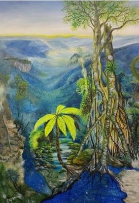 Oil on canvas, sealed by Capanart Gallery, QLD - Gold Coast | Displayed on The East Coast Arts Trail®