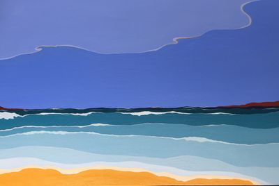 Original Acrylic on linen by Marian Quigley from VIC - Gippsland | The East Coast Arts Trail®