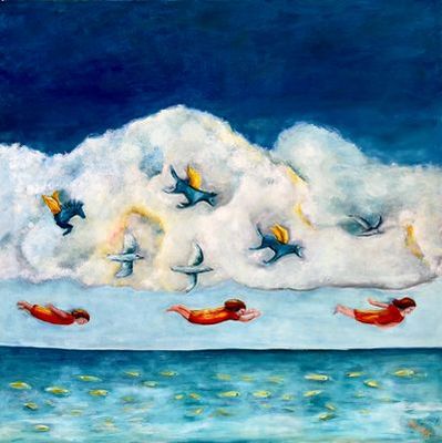 'We Are All Just Passing Through' - Painting by Susannah Paterson | Featured on The East Coast Arts Trail™