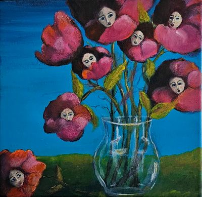 Original Acrylic on canvas  by Vikadafoxart from SA - Fleurieu Peninsula | The East Coast Arts Trail®