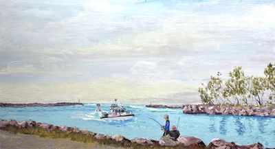 Original oil on panel, framed by Geoff Hargraves from Earlwood, Sydney, NSW | The East Coast Arts Trail®