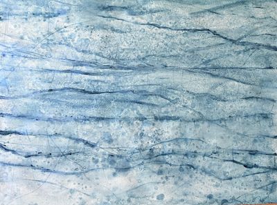 'Mayan Blue' - Art Therapy by Carol Seeley Art | Featured on The East Coast Arts Trail®