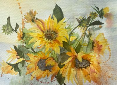 Original Watercolour on rough 300gsm Arches paper by Susan Wellingham from QLD - Toowoomba | The East Coast Arts Trail™