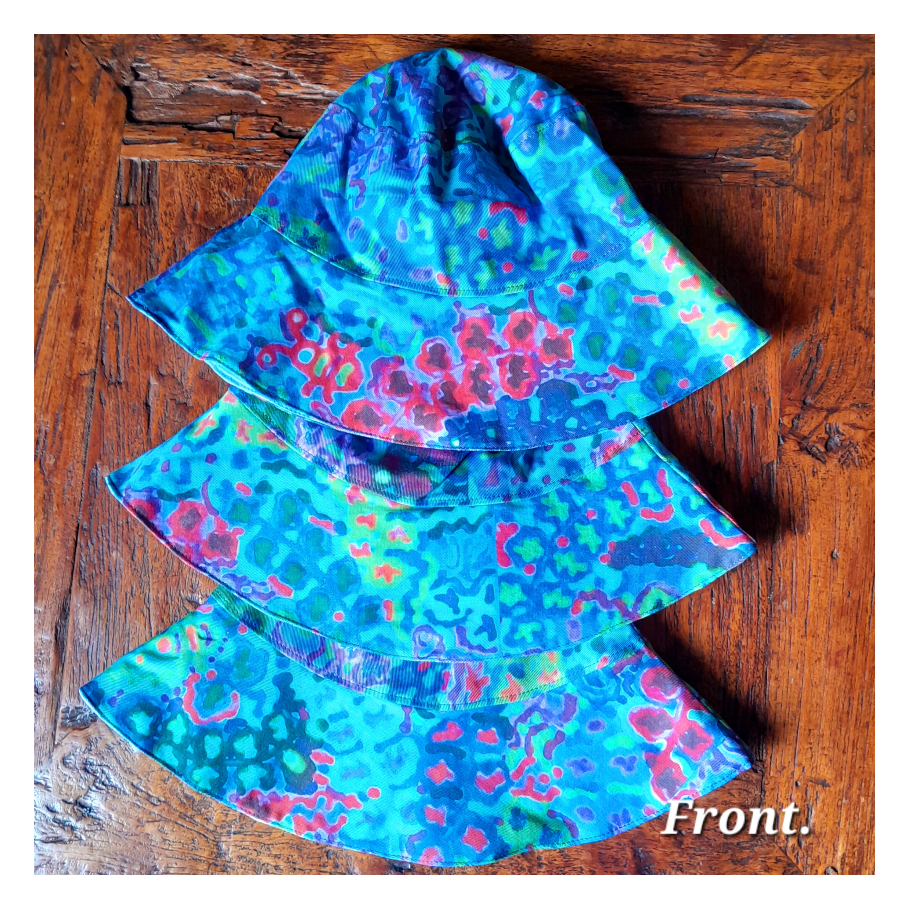 Printed onto cotton drill fabric. by Squiggle_tothemoon, QLD - Tablelands | Displayed on The East Coast Arts Trail™