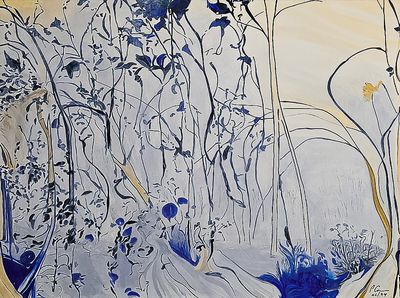 'Wetland Mist' - Painting by Paul Crowe | Featured on The East Coast Arts Trail®